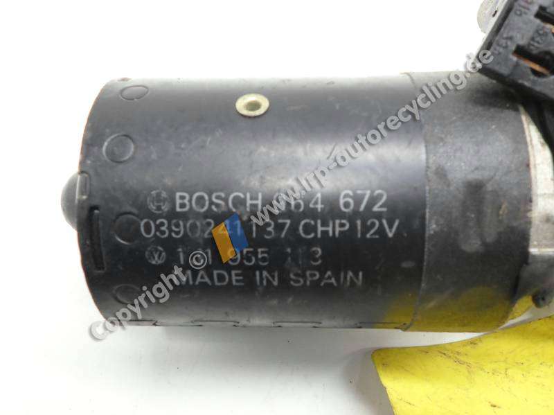 Audi A3 8L Bj.1997 Wischermotor vorn 1J0955113 Bosch 0390241137